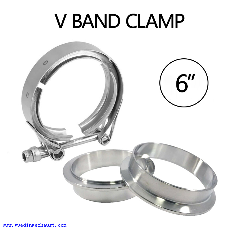 6' V-Band Clamp Acier inoxydable 6' VBand T-Bolt 