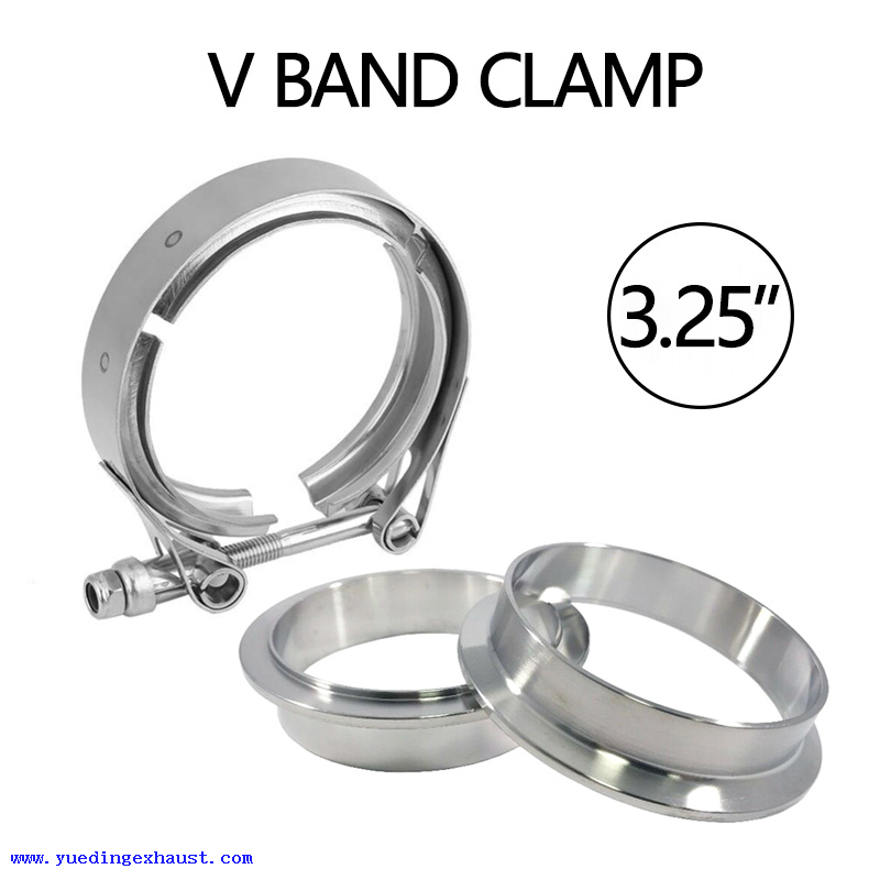3.25 ' V-Band V band Clamp 83mm pour tuyau de descente d'échappement turbo